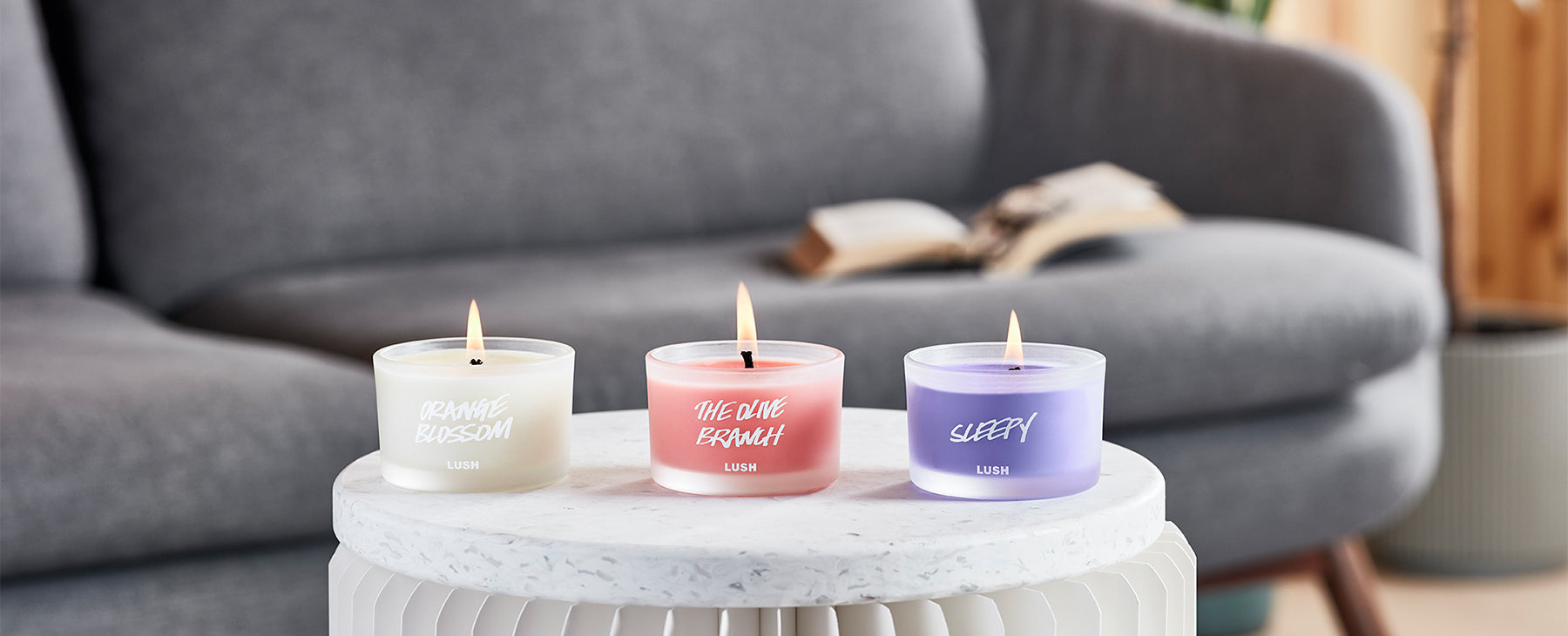 ¡Las velas Lush están aquí!