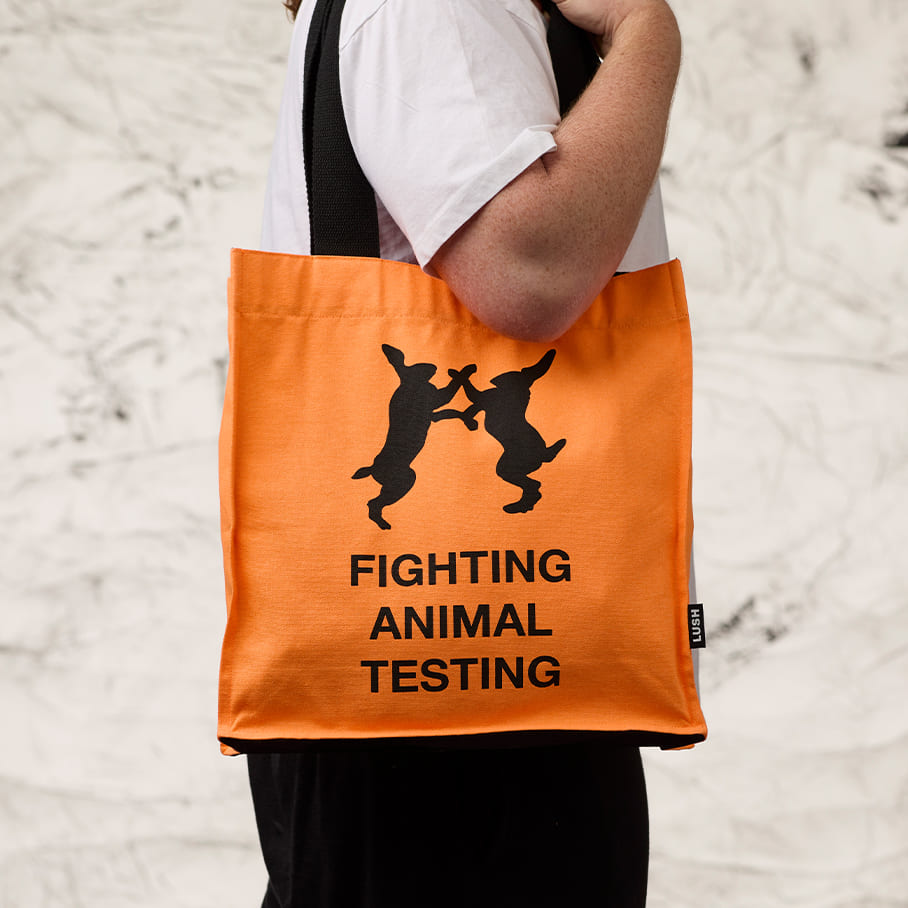 Fighting Animal Testing - Fluoro Orange