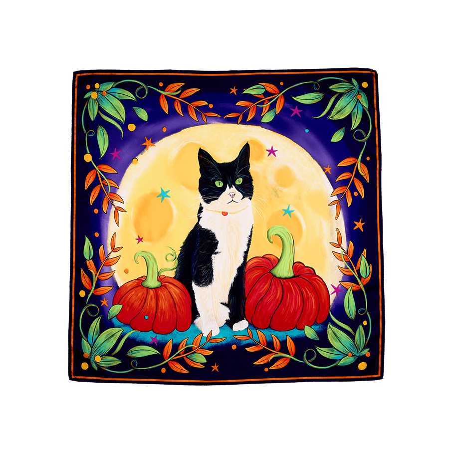 Luna The Cat Knot Wrap