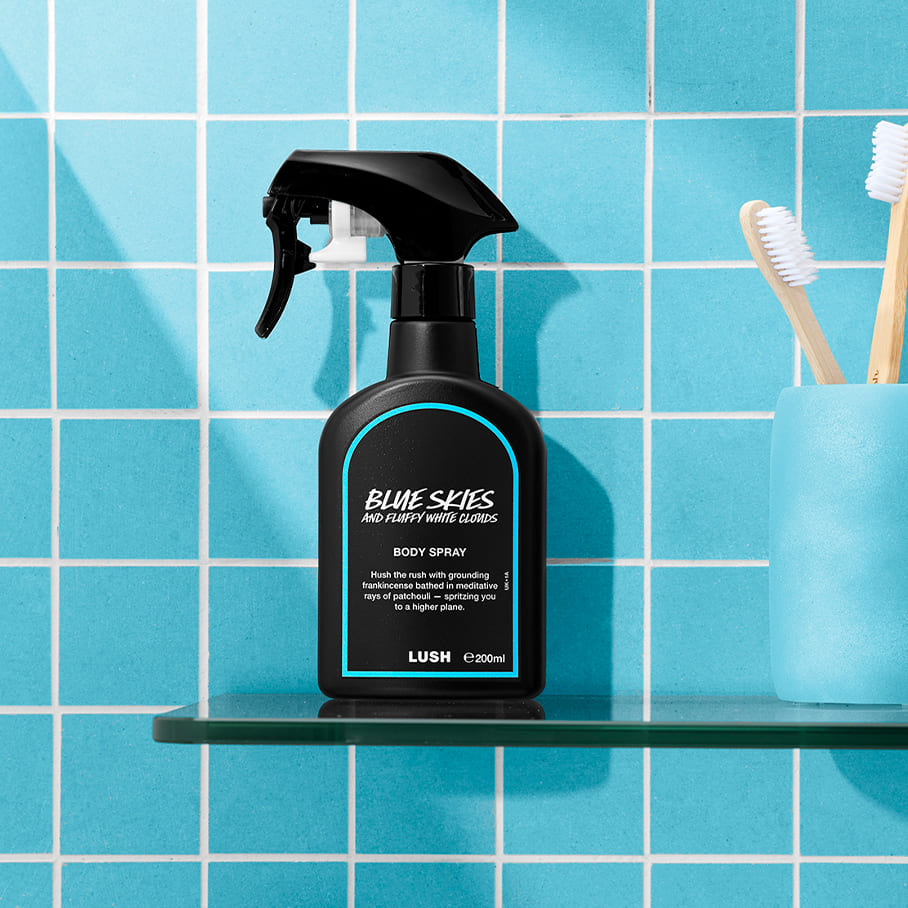 Blue Skies And Fluffy White Clouds