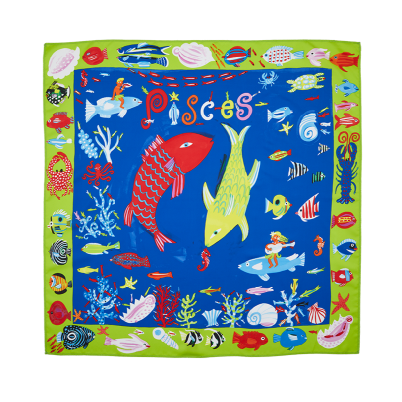 Pisces Zodiac Knot Wrap