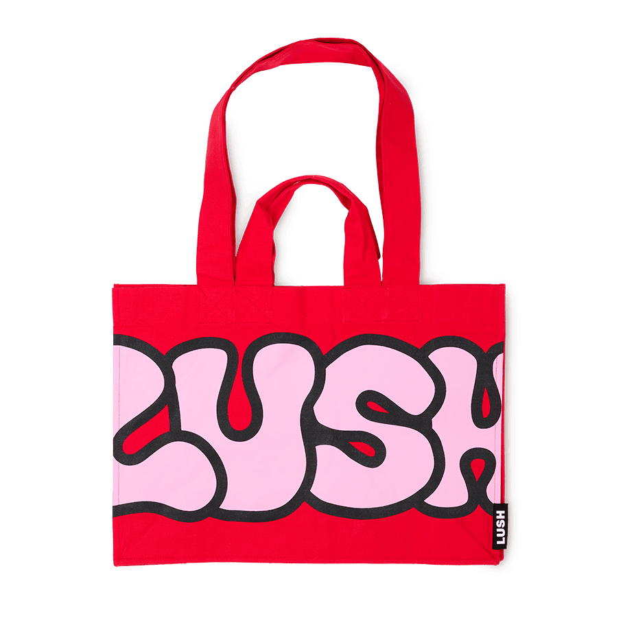 Retro Bubble Lush Big Bag - Red