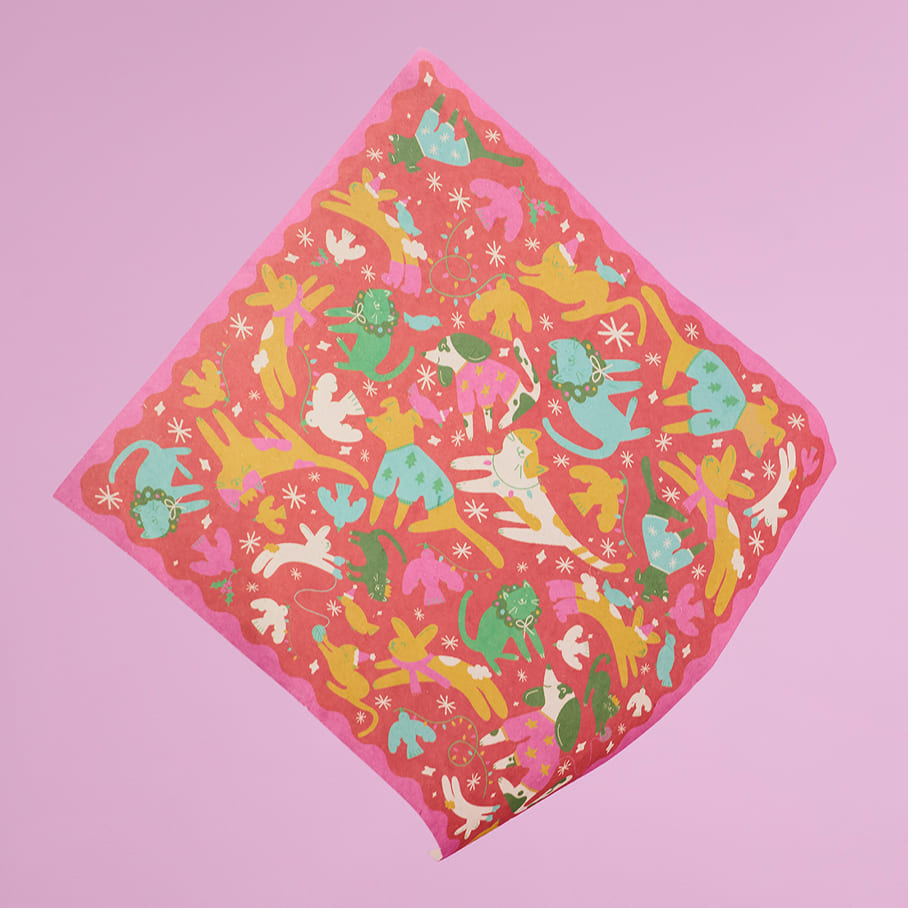 Christmas Companions Lokta Wrap