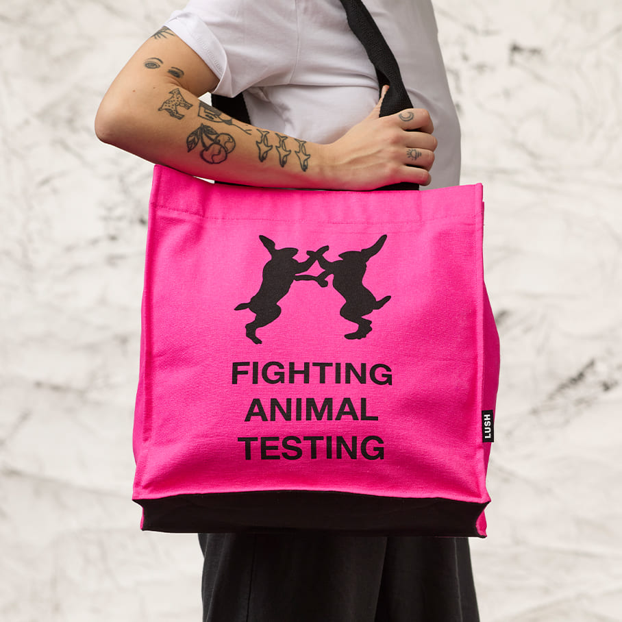 Fighting Animal Testing - Fluoro Pink