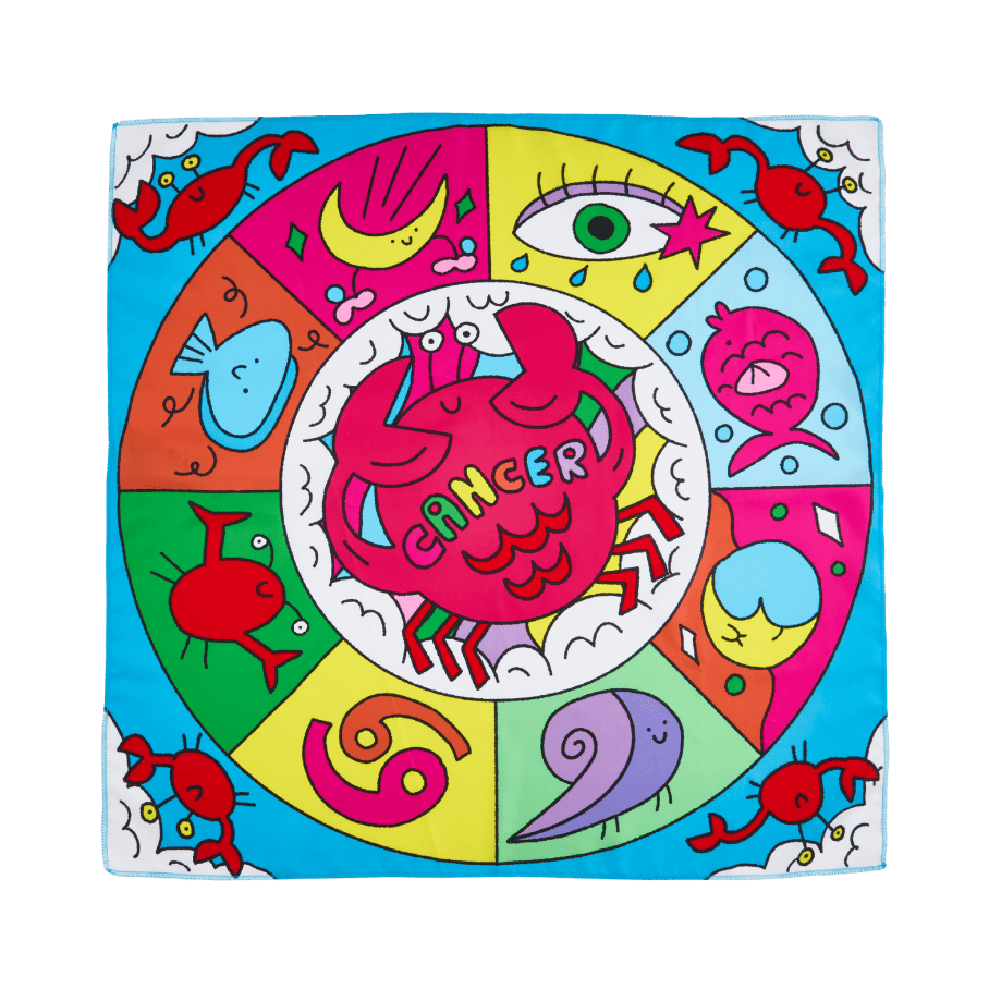 Cancer Zodiac Knot Wrap